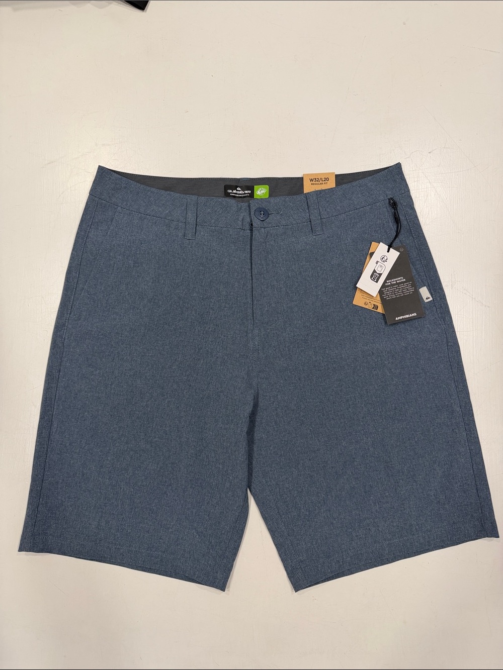 Quiksilver Men's Heather Navy Hybrid Shorts